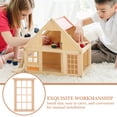 thumbnail image 4 of MasteelfCA 4pcs Mini House Window Frame DIY Mini House Decoration Mini Furniture Blank Window, 4 of 8