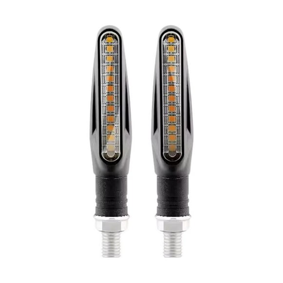 2/4X rcycle Led Turn Signal Indicator Blinker Amber iversal Lights Z89C V1U4 By NZRUANE