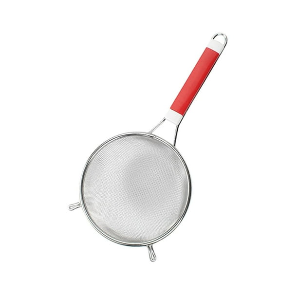 Colador de acero inoxidable para pasta, espaguetis, fideos y albóndigas, binaural. 16cm