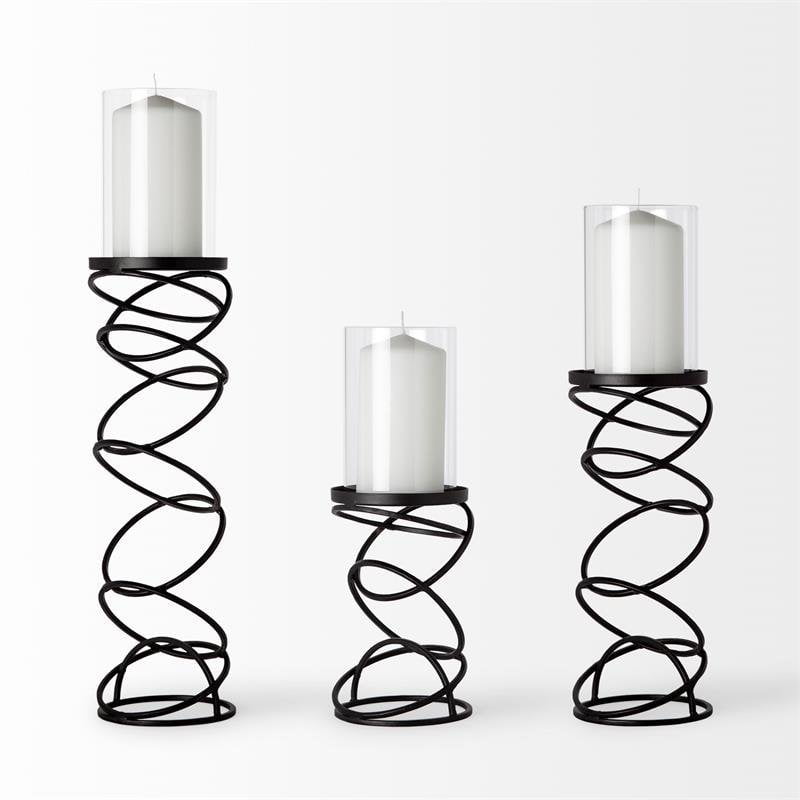 Metal Candlestick Holder Ornament Iron Modern Minimalist Tabletop Centerpieces For Home Art Decor & Gift