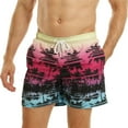 thumbnail image 1 of RIPT Essentials Mens Printed Swim Shorts, 1 of 4