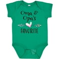 thumbnail image 3 of Inktastic Oma and Opa's Favorite Heart Grandchild Boys or Girls Baby Bodysuit, 3 of 5