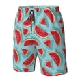 thumbnail image 4 of Balery Watermelon Traje de Baño Estilo Hawaiano para Hombre, Shorts de Secado Rápido con Bolsillos-Small, 4 of 6