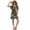 Black Leaf, variant on Ekouaer Women's Cover Up Short Sleeve Beachwear Coverups Loose V-Neck Bikini Beach Tunic Top