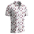 thumbnail image 3 of Camiseta de golf Gdewcro USA Doodle Funny para hombre de manga corta, 3 of 6