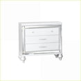 thumbnail image 6 of Bedroom Set, Glam Queen 4 PC Off-White Wood with LED Lights | Wood | Standard Beds, 6 of 11