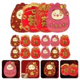 thumbnail image 3 of 24pcs Chinese New Year Red Packet Traditional Chinese Luck Money Pocket Hong Bao, 3 of 8
