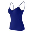 thumbnail image 6 of Camisole Tops for Women 2 PCs Built in Padded Bra Sweetheart Neck Adjustable Spaghetti Strap Cotton Cami Tank Tops Undershirts Comfy Bodycon Sleeveless Tank Top Daily Running Yoga Tops, T 2XL, 6 of 6