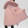 thumbnail image 2 of Patlollav Fall Coats,Women Casual Comfortable Long Sleeve Hooded Pocket Drawstring Parkas, 2 of 6