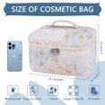 thumbnail image 2 of Bolsa de maquillaje Gosect Floral Coquette Aesthetic de gran capacidad, 2 of 6