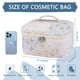 thumbnail image 2 of Bolsa de maquillaje Gosect Floral Coquette Aesthetic de gran capacidad, 2 of 6
