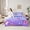 Blue Purple 01, variant on Manfei Cartoon Butterfly Animal 7-Piece Bedding Comforter Set, Blue Purple Dreamy Rainbow King Bedding Sets, Teens Kids Boys Girls Reversible Bed Sheets, Breathable Home Decor
