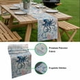 thumbnail image 5 of Coastal Octopus Table Runner - 72 Inch Long, Kitchen Dining Table Runner Dresser Scarves, Ocean Nautical Conch Coral Fish Shells Farmhouse Decor for Coffee Tables Wedding Party Banquet, 5 of 8