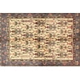 thumbnail image 1 of Ahgly Company Machine Washable Indoor Rectangle Traditional Sienna Brown Area Rugs, 6' x 9', 1 of 7