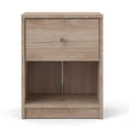 thumbnail image 3 of Tvilum Portland Contemporain 1 Tiroir Table de Chevet en Jackson Hickory, 3 of 7