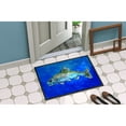 thumbnail image 2 of Carolines Treasures MW1124MAT Fish Headed Downstream Door Mat Indoor Rug or Outdoor Welcome Mat 18X27 Doormat 18H X 27W, 2 of 2