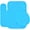 Aqua Blue, variant on Gorgeous Home Linen #6 Bathroom Set Solid Color Gold Bath Rug, Contour Mat And Toilet Lid Cover Non Slip