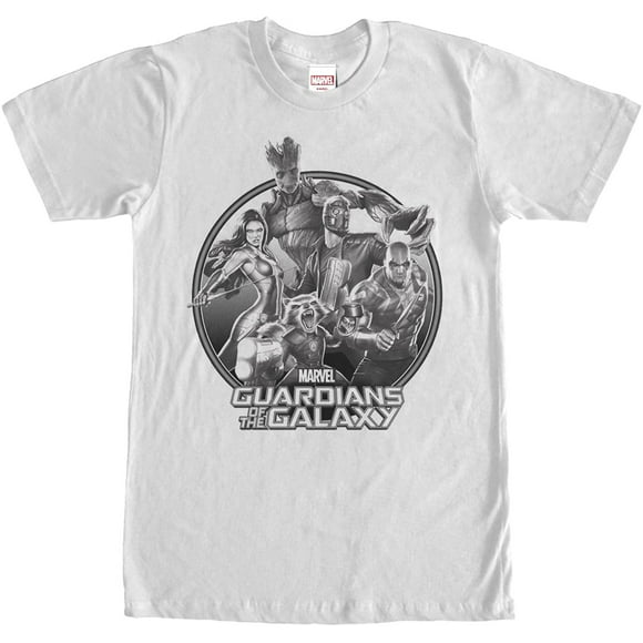 Mens Marvel Guardians of The Galaxy T-Shirt - White - Small