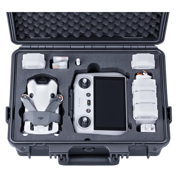 Funda rígida impermeable Lykus Titan MM410 para DJI Mini 4 Pro/Mini 3/Pro