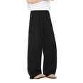 thumbnail image 7 of Men's Casual Pants Wide Leg Pleated Pants Relaxed Fit Beach Summer Long Slacks Lightweight Loose Trousers, XL, 7 of 7
