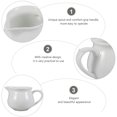 Yuanmiaoke 3pc Coffee Milk Creamer Pitchers Multipurpose Frothing Cups