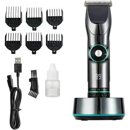 Hair Clippers Professional Adjustable Hair Trimmer Finishing Fading Blending Hair Clipper Electric Hair Cutter Beard Trimer Precision Machine(Standard)