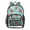 Watermelon Popsicle Pattern, variant on PVC Transparent Backpacks Clear Backpack for Travel and Outings Popcorn Pattern