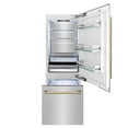 thumbnail image 4 of ZLINE KITCHEN AND BATH RBIVZ30430G bottom freezer built in refrigerator, 4 of 4