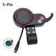 thumbnail image 2 of TF100 5-pin instrument screen display throttle compatible with KUGOO M4 10-inch series electric scooter universal accessories, 2 of 5