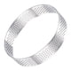 thumbnail image 4 of 2uds Inoxidable Acero Pastel Anillos para Hornear, Perforado Pastel Mousse Anillo Cocina Hornear Calor Resistente 3.5 Diámetro, 0.8 Altura, para Pastel Postre, Plata, 4 of 5