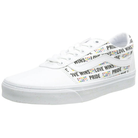 Vans Unisexe Ward Pride Plateforme Sneaker - Blanc 6