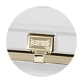 thumbnail image 3 of Titan Casket, Atlas XL Series Steel Casket (36" Oversize) in White and Gold with White Crepe Interior, 3 of 5