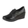 thumbnail image 1 of Zapato Confort Clasico Para Mujer CASTALIA 384-36 Negro Con plataforma de cuña CASTALIA 384-36, 1 of 1