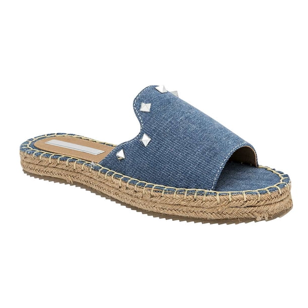 Sandalias de piso Marca RBCOLLECTION Exterior Textil Color Azul RBCOLLECTION 117126