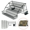 thumbnail image 3 of TOOL1SHOoo Pull Down Spice Rack Organizer Cabinet Pantry ​Countertop 3 Tier for Spices&Jars, 3 of 11