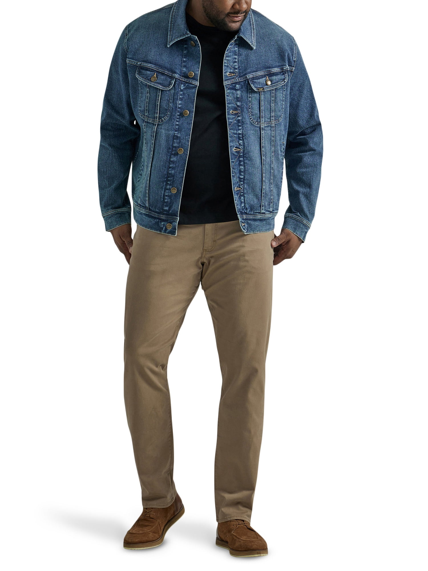Lee Men’s and Big Men’s Extreme Motion Straight Fit Tapered Leg Jeans