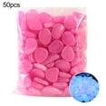 thumbnail image 2 of Limei 50 PCS Colorful Glowing Stones, Fish Tank Glow Gravel, Glow in The Dark Aquarium Pebbles, Decorative Gravel Rocks, Glowing Pebbles Luminous Stones for Plant Aquariums, Landscaping, Home Decor, 2 of 7