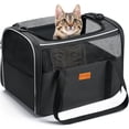 thumbnail image 1 of Morpilot Bolsa transportadora para mascotas, bolsa transportadora portátil para gatos con apertura superior, tapete extraíble y malla transpirable, bolsa transportadora plegable para perros y gatos, c, 1 of 5