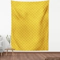 thumbnail image 4 of Ambesonne Geometric Fabric by the Yard Upholstery, Irregular Halftone Circle, 1 Yard, Earth Yellow and Pale Brown, 4 of 5