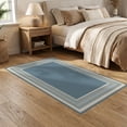 thumbnail image 2 of ODIKA 5'x7' Washable Area Rug Non-Slip, Low Pile, Stain Resistant Dusty Field Clean Symmetrical Understated Style Floor Covering for Guest Room, Lounge, Apartment, 2 of 7