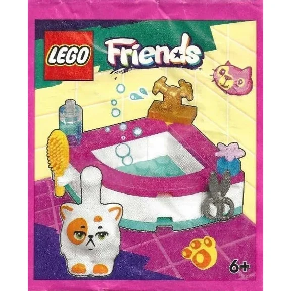 LEGO Friends Accessory Set: Cute Cat (Churro) Grooming Kit (21 pcs)