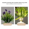 thumbnail image 4 of Luz de flores artificiales Maceta Luz de mesita de noche en maceta para decoración de café Likrtyny Para estrenar, 4 of 5