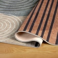 thumbnail image 4 of TOWN & COUNTRY EVERYDAY Avani Retro Arch Everwash® Washable Runner Area Rug with Non-Slip Backing, Pet Friendly Rug, Beige/Rust, 1'7"x6'6", 4 of 13