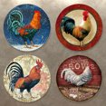 thumbnail image 3 of Letrero Lata Pollo Metal Retro Pintura Hierro Rectangular Pared 30x30cm 4 Uds., 3 of 9