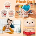 thumbnail image 2 of Lamb Plush Toy - Cute Sheep Cuddly Soft, Huggable Small Doll, Animal Friend, Adorable Bedroom Companion | Versatile Playroom Stuffed Animal for Hugging Naptime and Decorative Comfort, 2 of 6
