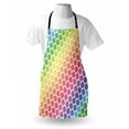 thumbnail image 3 of Polka Dots Apron Polka Dots in Soft Rainbow Colors Big Points Eternal Shapes Retro Artful Pattern, Unisex Kitchen Bib Apron with Adjustable Neck for Cooking Baking Gardening, Multi, by Ambesonne, 3 of 3