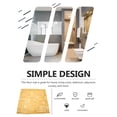 thumbnail image 3 of Household Bamboo Mat Natural Style Bamboo Block Woven Mat Anti-slip Foot Pad, 3 of 8