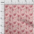 thumbnail image 2 of oneOone Polyester Spandex Light Pink Fabric Florals Sewing Material Print Fabric By The Yard 56 Inch Wide, 2 of 4