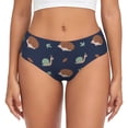 thumbnail image 1 of Balery Hedgehog And Snail Ropa Interior de Algodón para Mujer con Dibujo – Braguitas Cómodas y Elásticas, Estilo Clásico-Small, 1 of 6