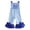 Blue, variant on My First Mothers Day Baby Girl Outfit Cute Letter I Love My Mama Embroidery Sleeveless Bell Bottom Romper Jumpsuit (Blue, 3-4 Years)